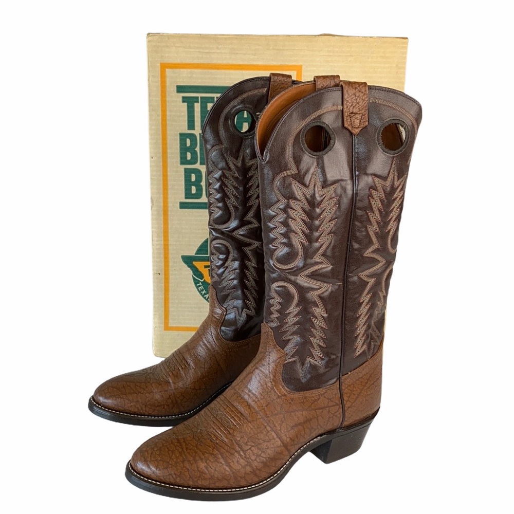 Vintage Texas Brand Boots Genuine Leather 11 1/2
